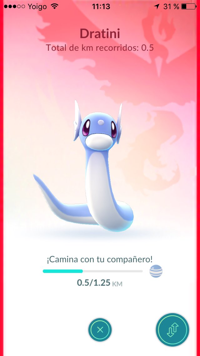xAnaBananax's tweet photo. @PokemonGo_Spain los "Buddy" ahora necesitan menos distancia para conseguir caramelos tambien https://t.co/OsBSZKnZQf