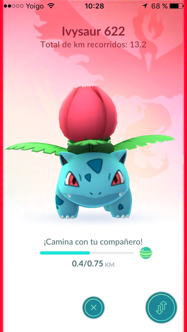 xAnaBananax's tweet photo. @PokemonGo_Spain los "Buddy" ahora necesitan menos distancia para conseguir caramelos tambien https://t.co/OsBSZKnZQf