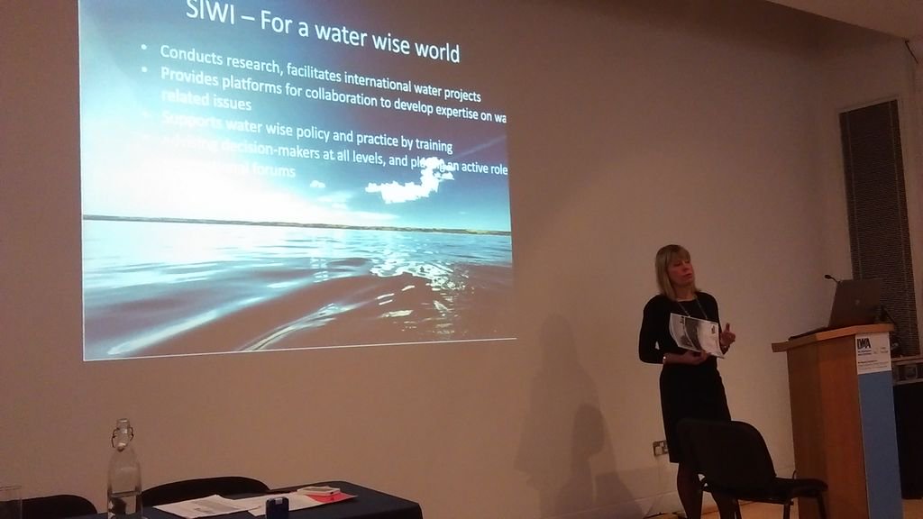 SensingResearch's tweet photo. Karen lexen plenary speaker from @siwi_water speaks about #global #policy in relation to water @DCUWater #DPCM2016 https://t.co/d9l2asEvFx