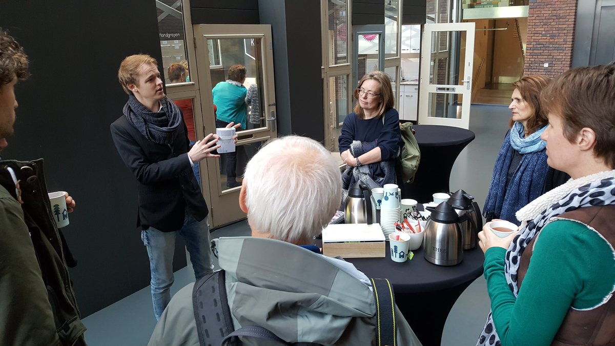 MinsungWang's tweet photo. @RonKrielen starting the last Agents of Change DDW16 socialdesign tour! #ddw16 @vanabbemuseum @Woonbedrijf @gem_Eindhoven https://t.co/B1J4wqk2of