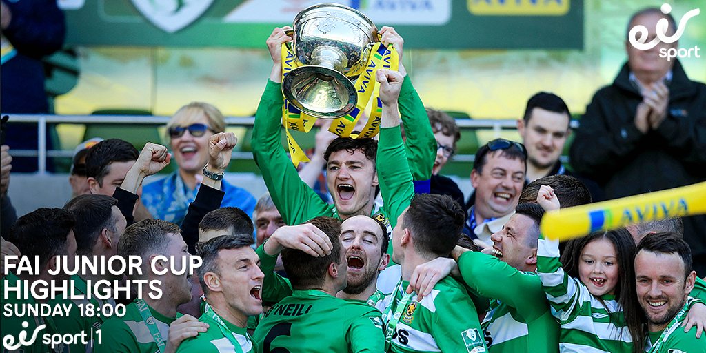 eirSport's tweet image. Our coverage of the #RoadToAviva begins this Sunday with FAI Junior Cup 3rd Round Highlights at 6pm!