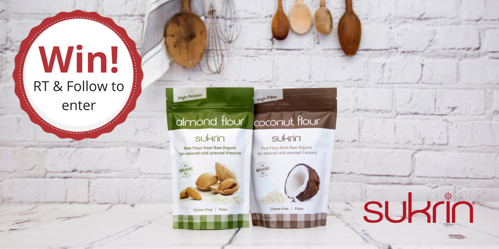 Sukrin_UK's tweet photo. Today's the day! In honour of #GBBOFinal, we're giving away 5 pairs of our Whole Food Flours. RT &amp; Follow by 9pm. https://t.co/vA3J1kfBp0