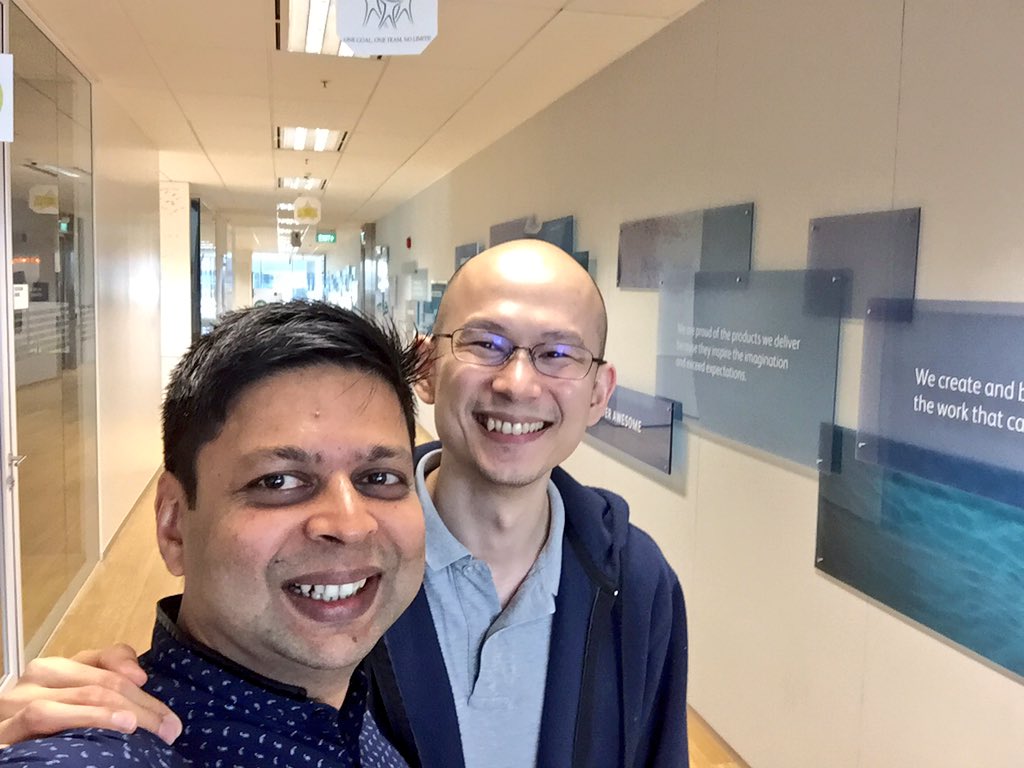 Anshuman_Kumar's tweet photo. Great to be back with the gang! Love the excitement and passion in #IntuitLife @QuickBooksAsia Missing you @ozdane https://t.co/UnqgsqBLP0