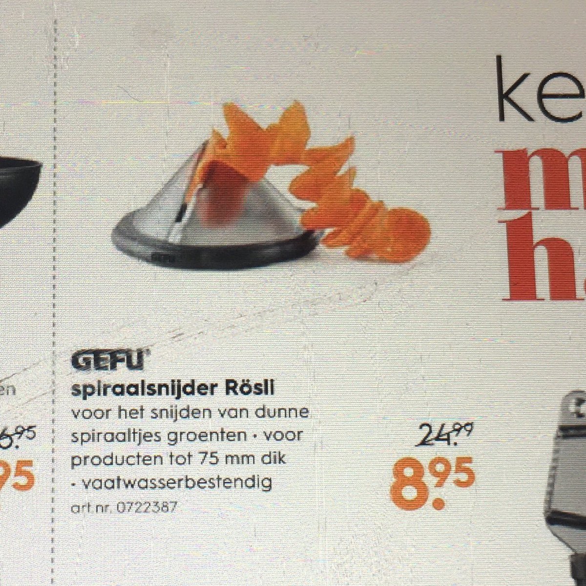a_wulffraat's tweet photo. @Blokker waar kan ik deze spiraalsnijder kopen? Niet online en niet in de winkel? https://t.co/hm918ZfTp6