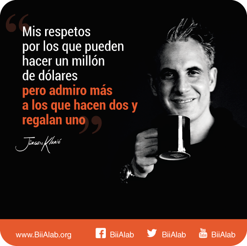 BiiAlab's tweet image. Tarea del día:
Multiplica tus acciones positivas y ayuda sin esperar recibir algo a cambio.