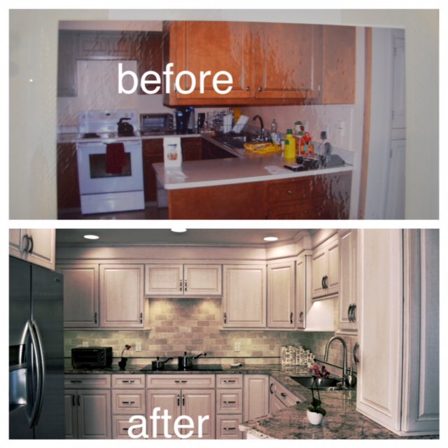 Studio76Kitchen's tweet photo. Here's a great example of a small #kitchen #remodel with #cabinets and crown #detail reaching ceiling @MedallionCab #designthinking https://t.co/S4fR5glAa2
