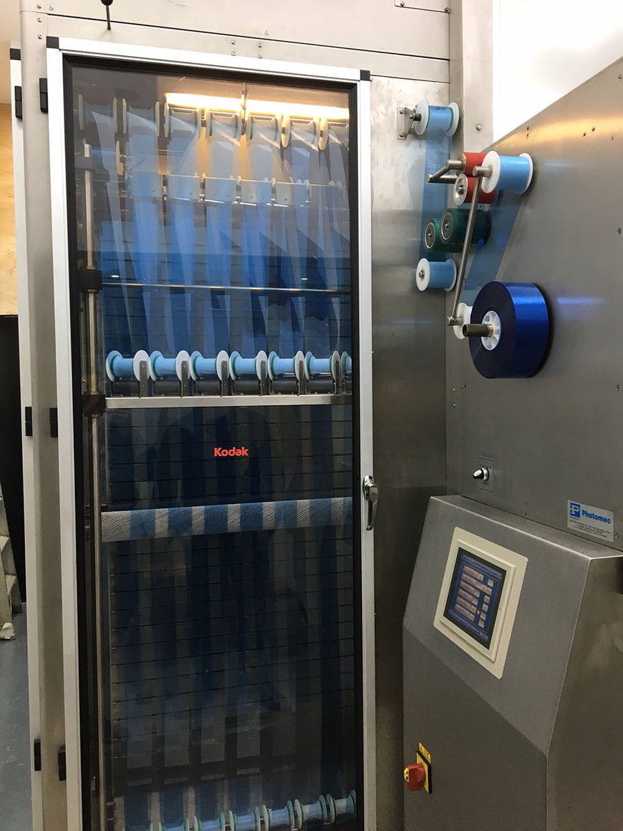 kodak_shootfilm's tweet image. Good news - #65mm film processing is returning to @CinelabLondon! It was leadered up &amp;amp; water tested today with chemistry added tomorrow.