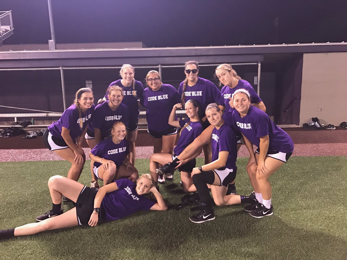 ACU_Softball's tweet photo. Team #DirtyPurp got the win today! #CodeBlue #ScratchEm https://t.co/GqWBa7QbPH