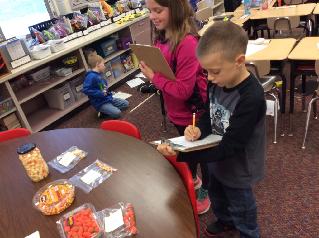 Fall fun! 10 in the bag so how many are in the large containers? #estimation #mathfun <a href="/mem76rt/">Matthew E. Miller</a>