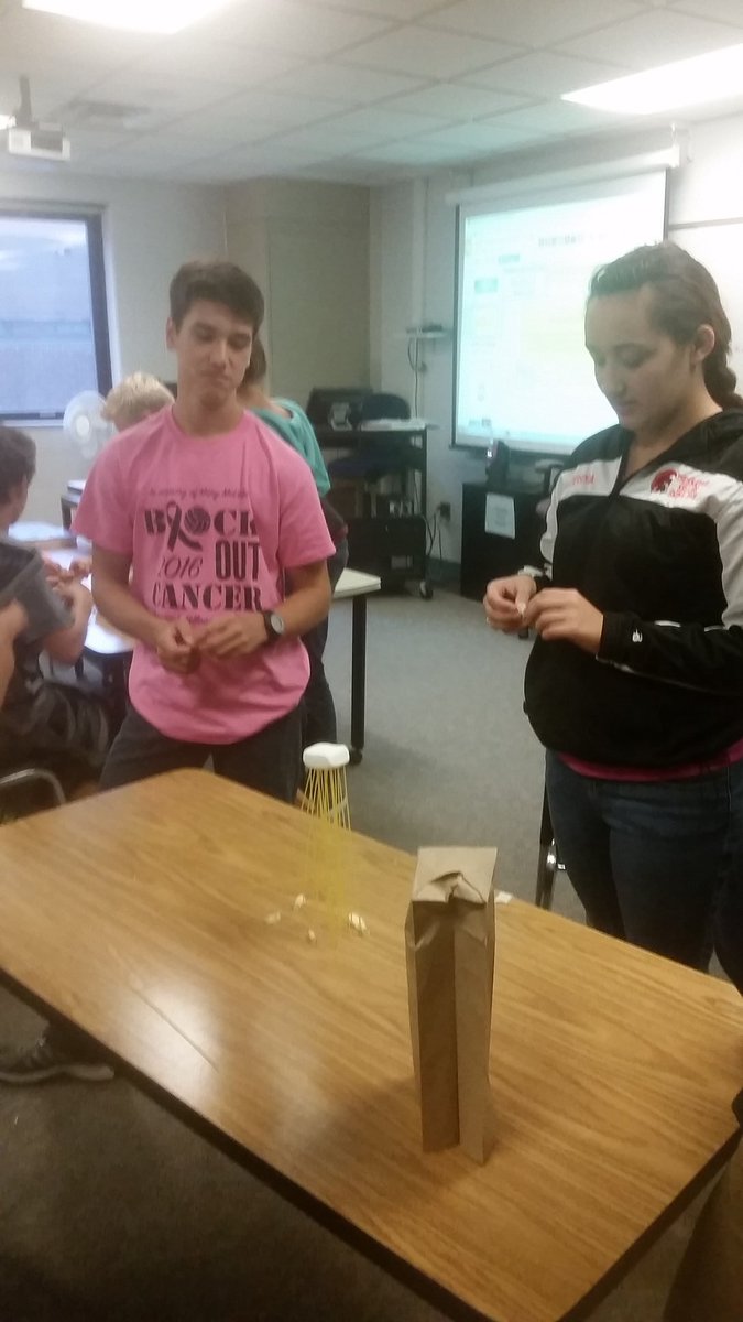 TKMathSee's tweet photo. Building spaghetti towers. #tkstrong https://t.co/Qib6AhKJ8S