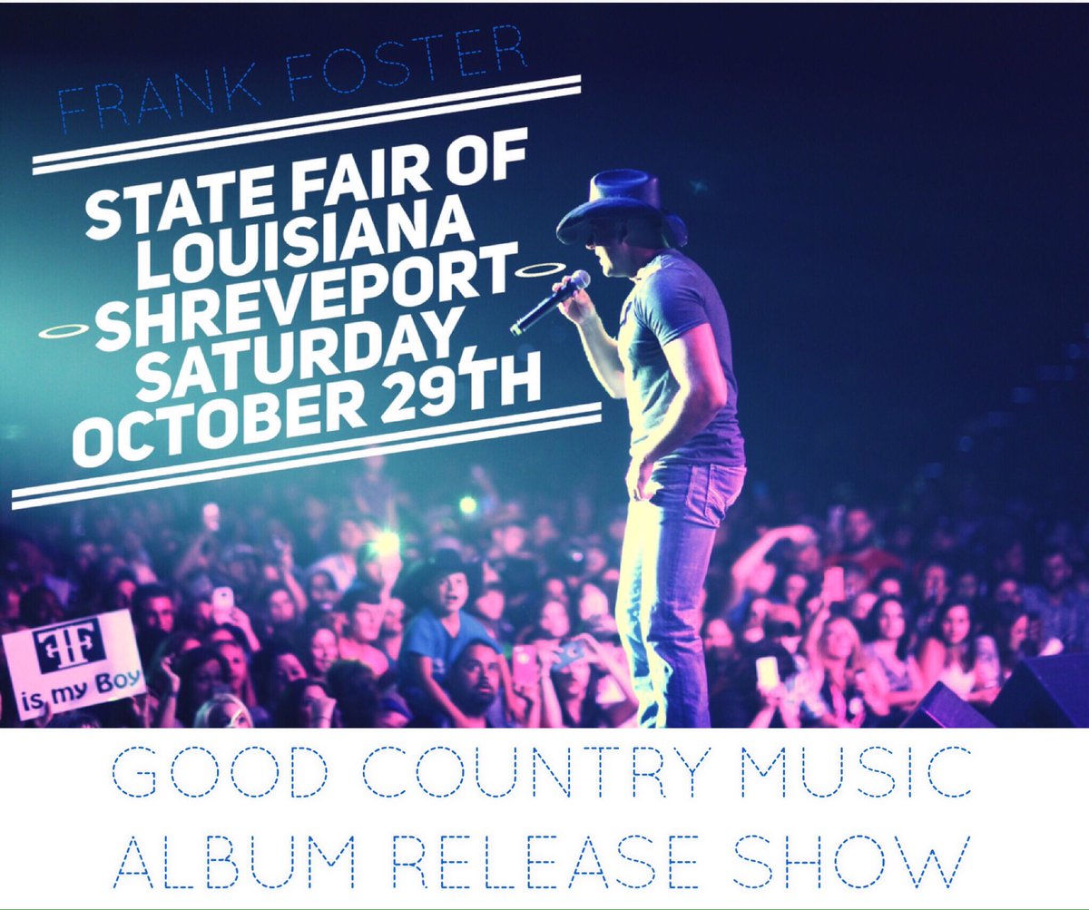 #AlbumReleaseShow #StateFair #ShreveportLA #ThisSaturday