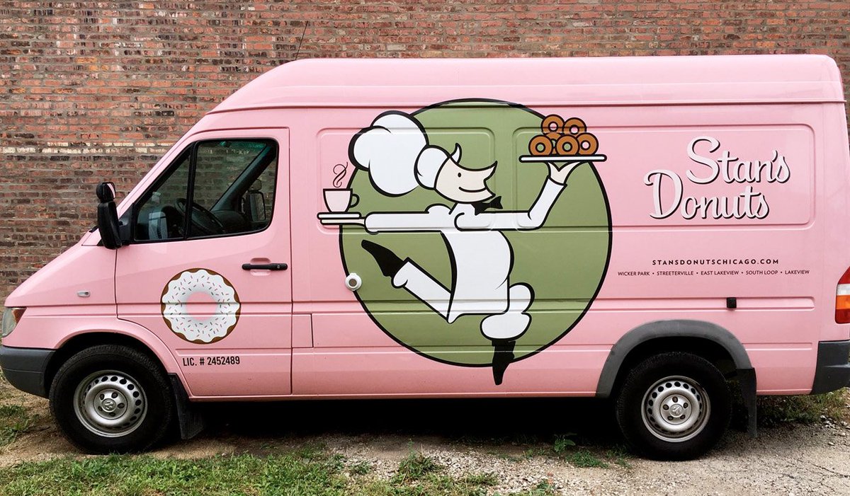 chicagotribune's tweet photo. Stan’s Donuts has a food truck. 

Repeat, Stan’s Donuts has a food truck. https://t.co/DII5DsWUy7 https://t.co/eTfcVmHiR0