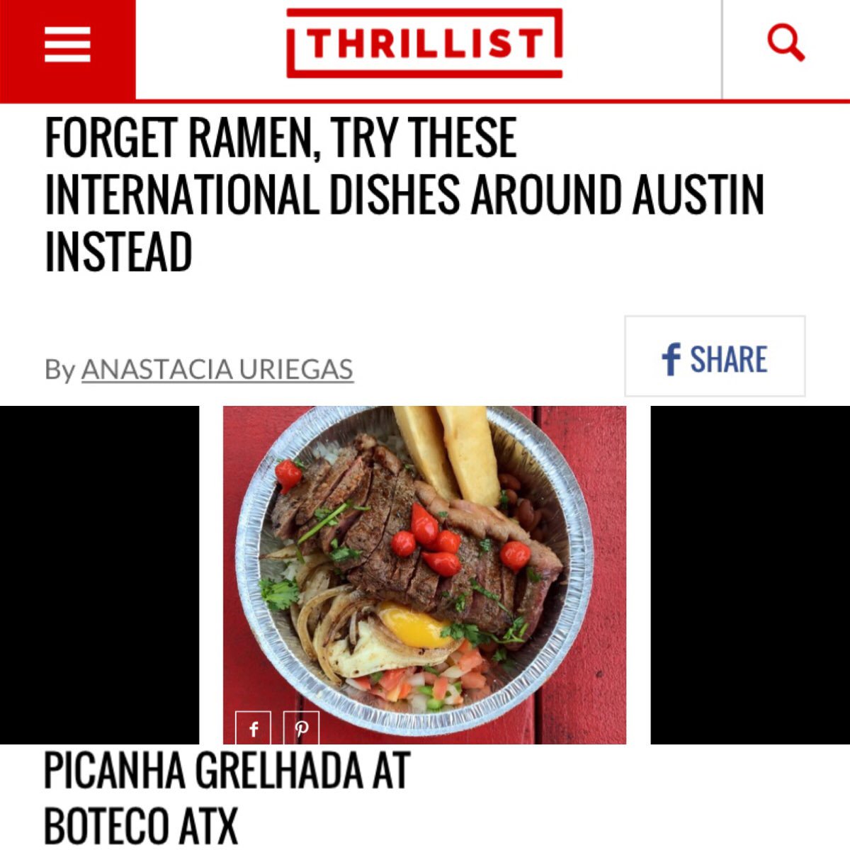 BotecoAtx's tweet photo. Obrigado, @thrillist! Our #Picanha was named one of the best international dishes in #Austin. https://t.co/OZaorVC0eC #BotecoATX @AnaUrie https://t.co/B7JAQCbymR
