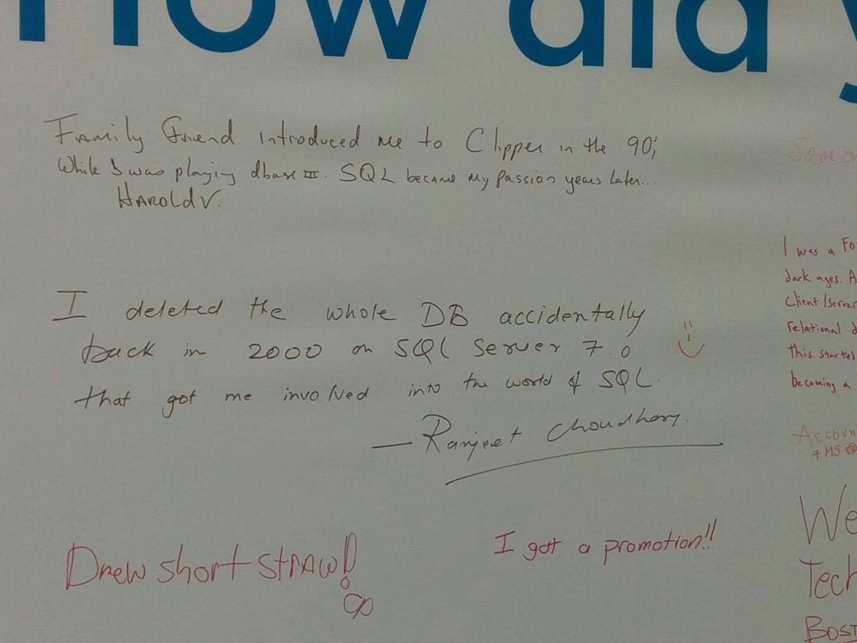 SQLPerfTuning's tweet image. #sqlsummit how did I got involved with sqlserver