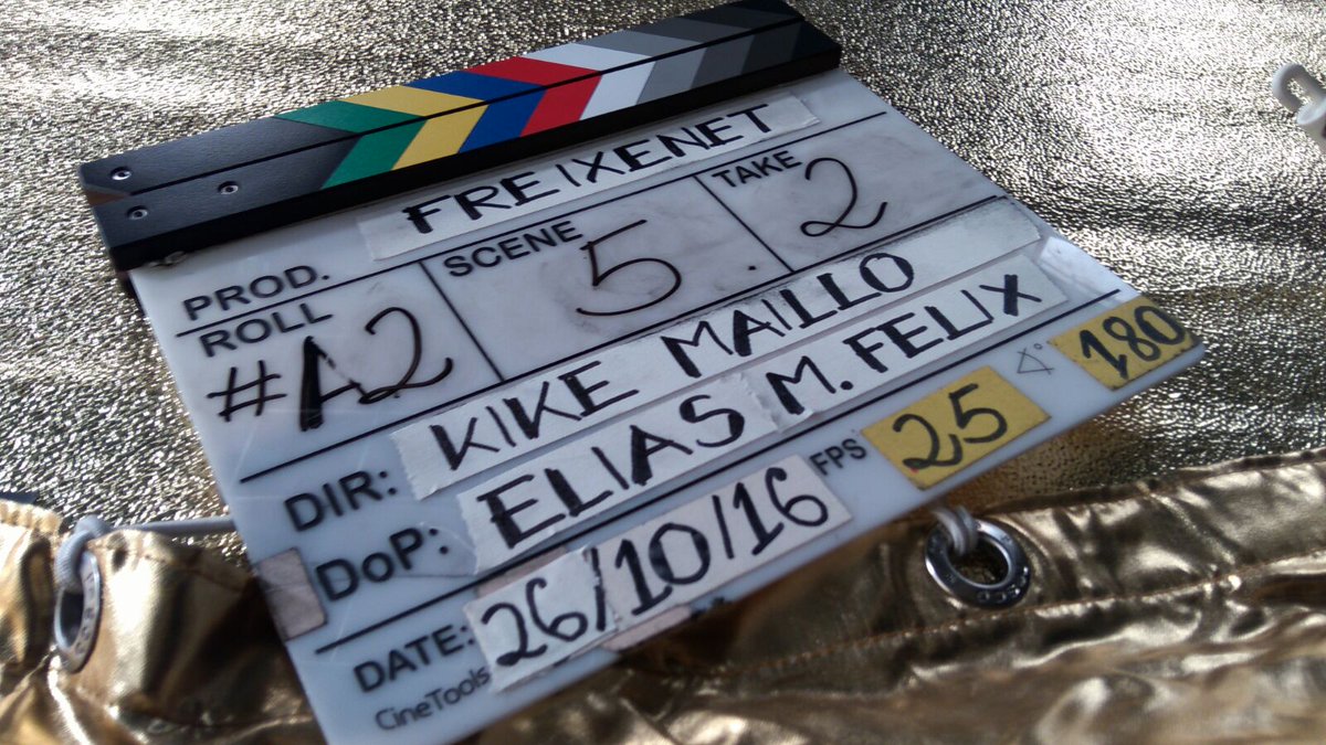 freixenet's tweet photo. Estamos en pleno rodaje del spot de estas Navidades, junto a @KikeMaillo y el maravilloso @SpanishGroupRG #FreixenetConEllas #Filming #Ad https://t.co/Vvpurlc8DV