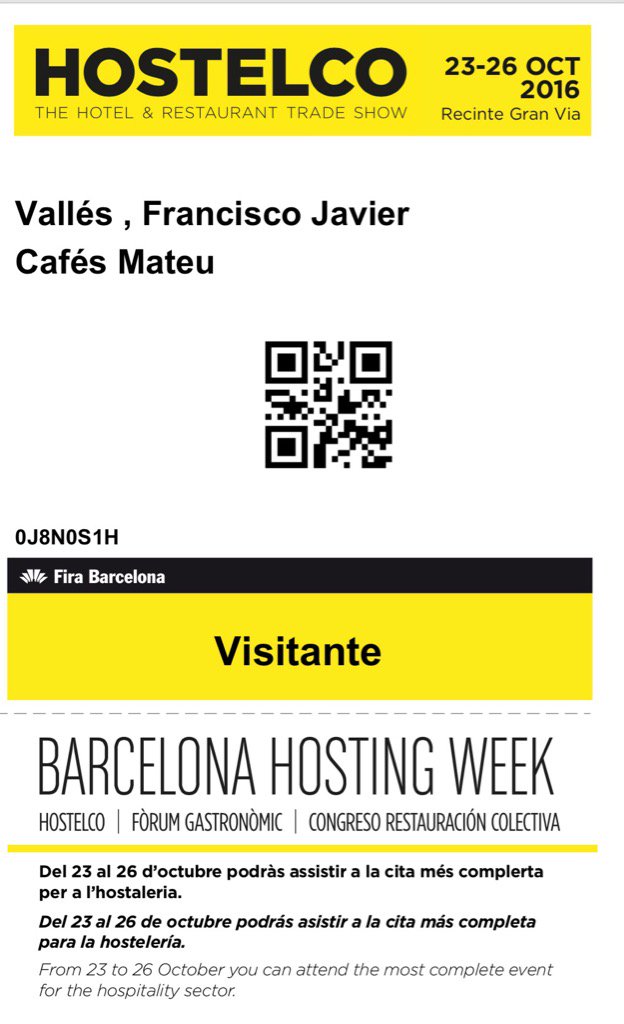 cafesmateu's tweet photo. Visita muy interesante esta mañana en #Hostelco16, donde hemos podido coger ideas sobre #cafeter https://t.co/5UV6lQdgy9