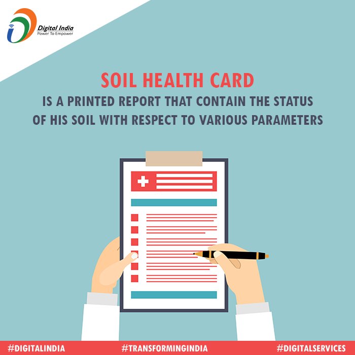 _DigitalIndia's tweet image. #DigitalIndia के तहत किसान भाइयों के लिए हम लेकर आये हैं सॉइल हेल्थ कार्ड। #DigitalServices #TechForFarmers
soilhealth.dac.gov.in @AgriGoI