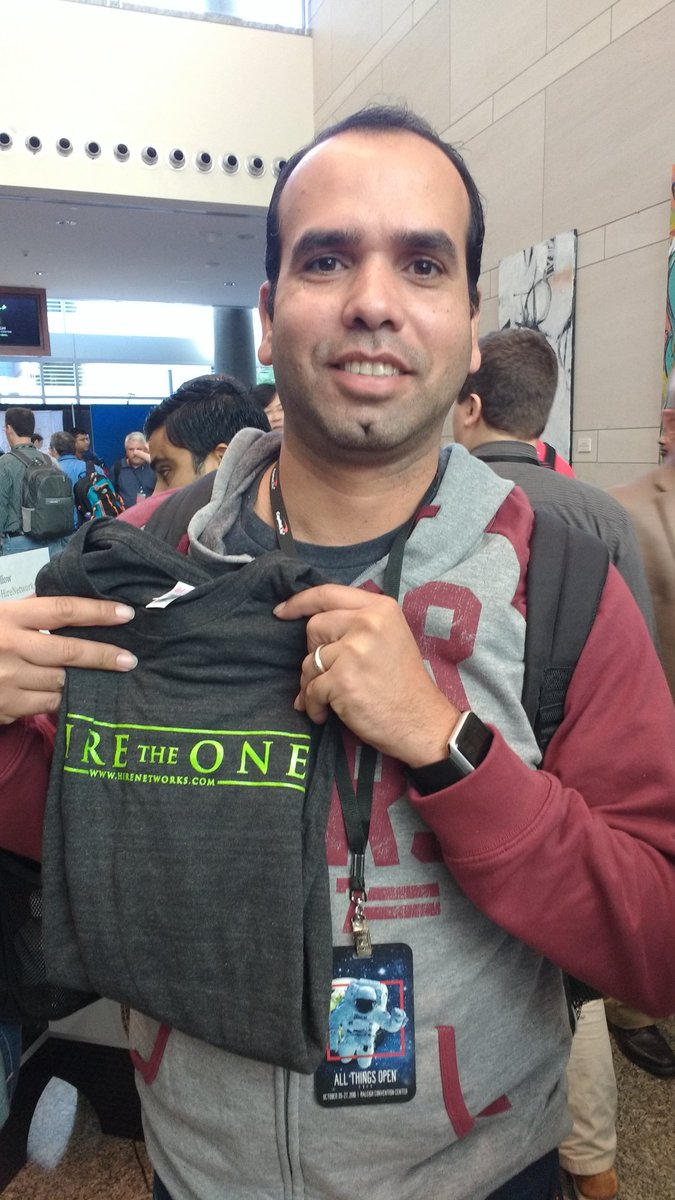 Judy_Protz's tweet photo. First winner @HireNetworks #ATO2016 #HiretheOne https://t.co/OMyOji2hkD