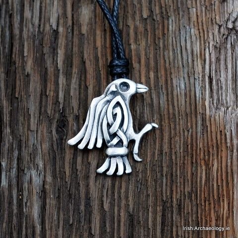 Viking raven shop pendant