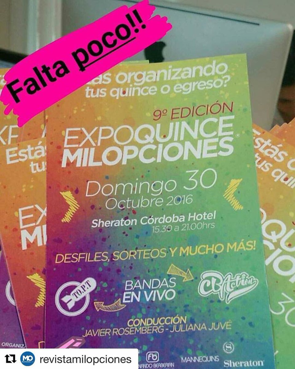 TOPTbanda's tweet photo. Domingo 30/10 presentes en la Expo 15 de @MILOPCIONES #milopciones #explo15 #topt #topete #revistamilopciones 👍🏻✌🏻️👸🏼👱🏻‍♀️🎂🎂 https://t.co/xqHnoTHZ8o