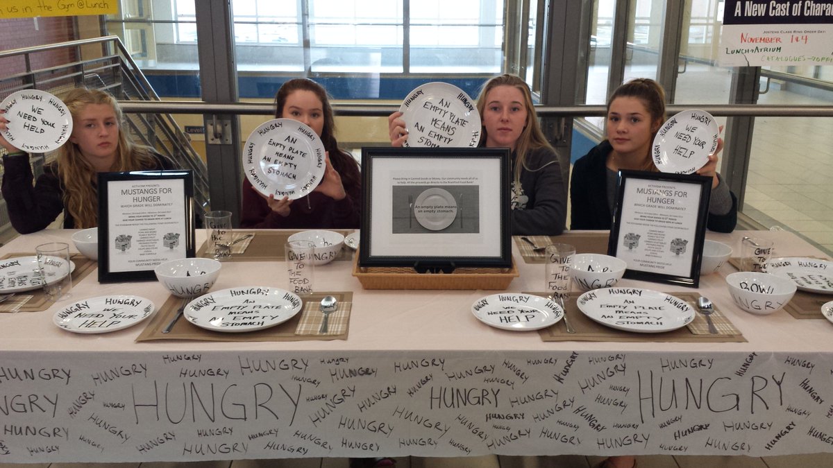 Mustangs4Hunger's tweet photo. @julia_fleet Thanks for your support, ladies! #BCIcares https://t.co/0nE6yy6bkF