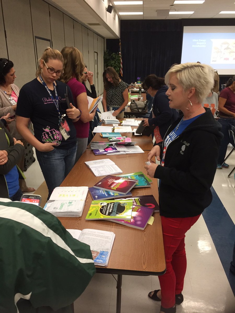 NISDElemScience's tweet photo. #NISDScienceStrong Facilitator Idea Swap - Inquiry Notebooks https://t.co/jpcYhtqMi4