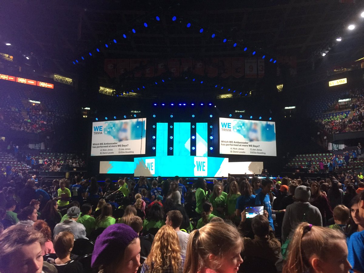 AltadoreSchool's tweet photo. WE day 2016. Creating and inspiring leaders! Proud to be Altadore! https://t.co/DNTTCS1quE