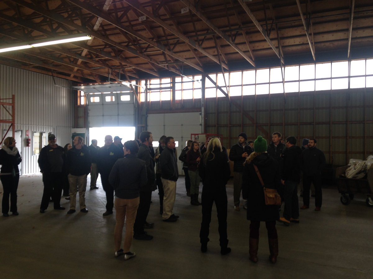 AALPClass's tweet photo. @Woodrill Farm #Guelph with #AALPClass16 and @LeadNewYork learning the seed treatment and grain elevator side of farming! https://t.co/UoNS1VIgx4