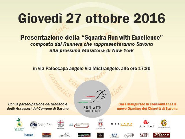 ilverochinotto's tweet photo. Il #Nuovo Giardino dei Chinotti presenta la #squadra dei #runners che parteciperanno alla #maratona di #NewYork!!! Vi aspettiamo numerosi!!! https://t.co/k2AxWkwcxJ