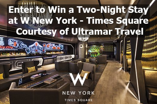 ultramartravel's tweet photo. Enter our latest UltraGetaway Sweepstakes for a chance to win a two-night stay at @WHotels New York - Times Square! https://t.co/YEmW65RzWe https://t.co/Y98N3hNcGB