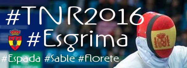 ¡MÁXIMA DIFUSIÓN! Lanzamos el hastag #TNR2016 para etiquetar todos los Torneos Nacionales de #Esgrima que se celebran en 2016 
¡Please RT!