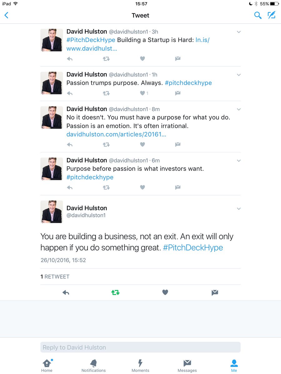 indycubeventure's tweet photo. Top tips from @davidhulston1 #pitchdeckhype https://t.co/oA2yacxkUb