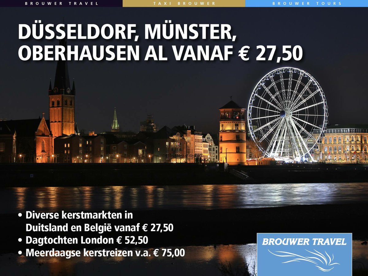 De leukste en voordeligste #kerstdagtochten en #kerstmarkten staan weer online! brouwertravel.nl/kerstmarkten/