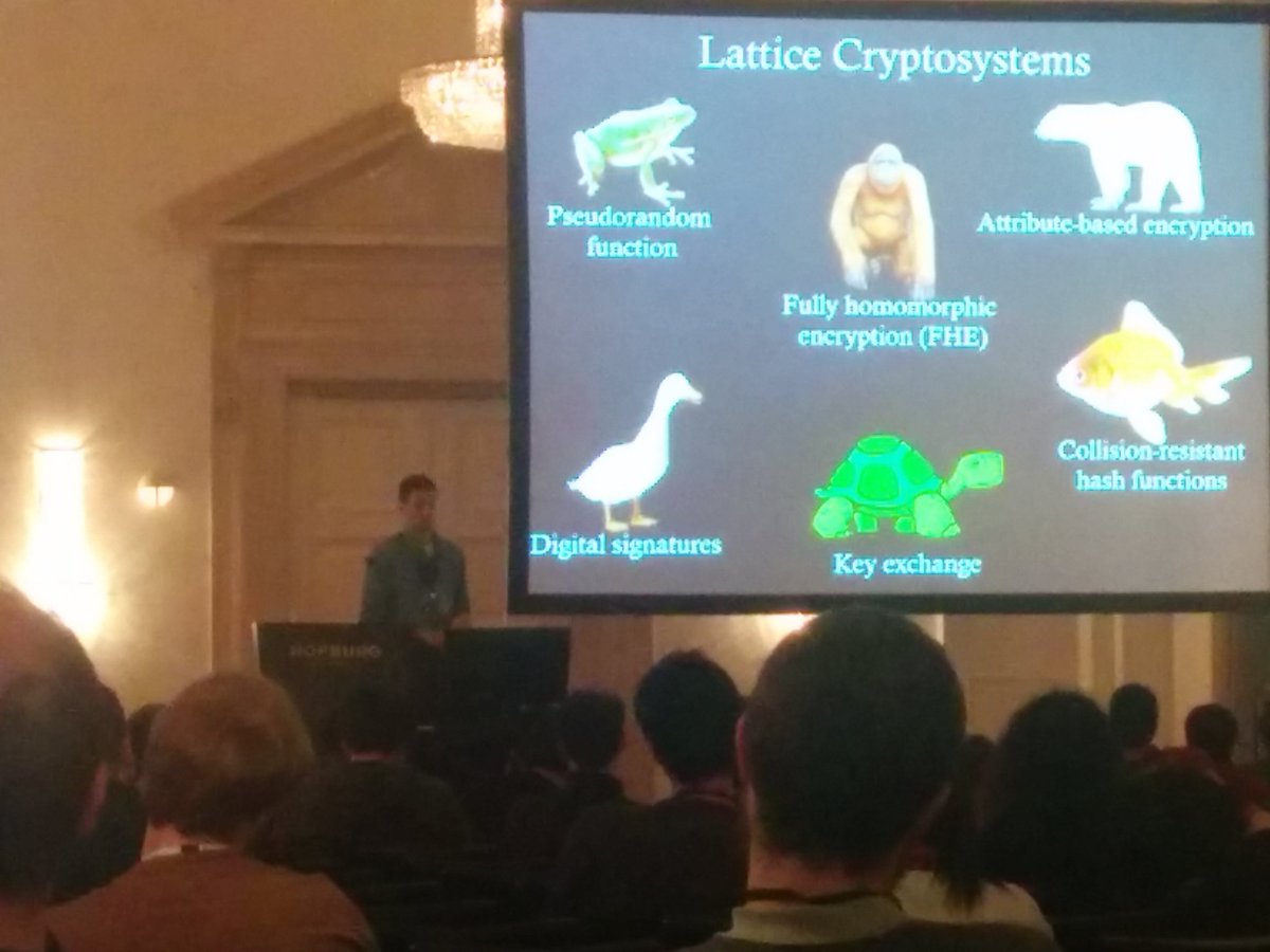 socrates1024's tweet image. #CCS16 Eric Crockett presenting LoL, a Haskell-embedded functional language for efficient lattice cryptography