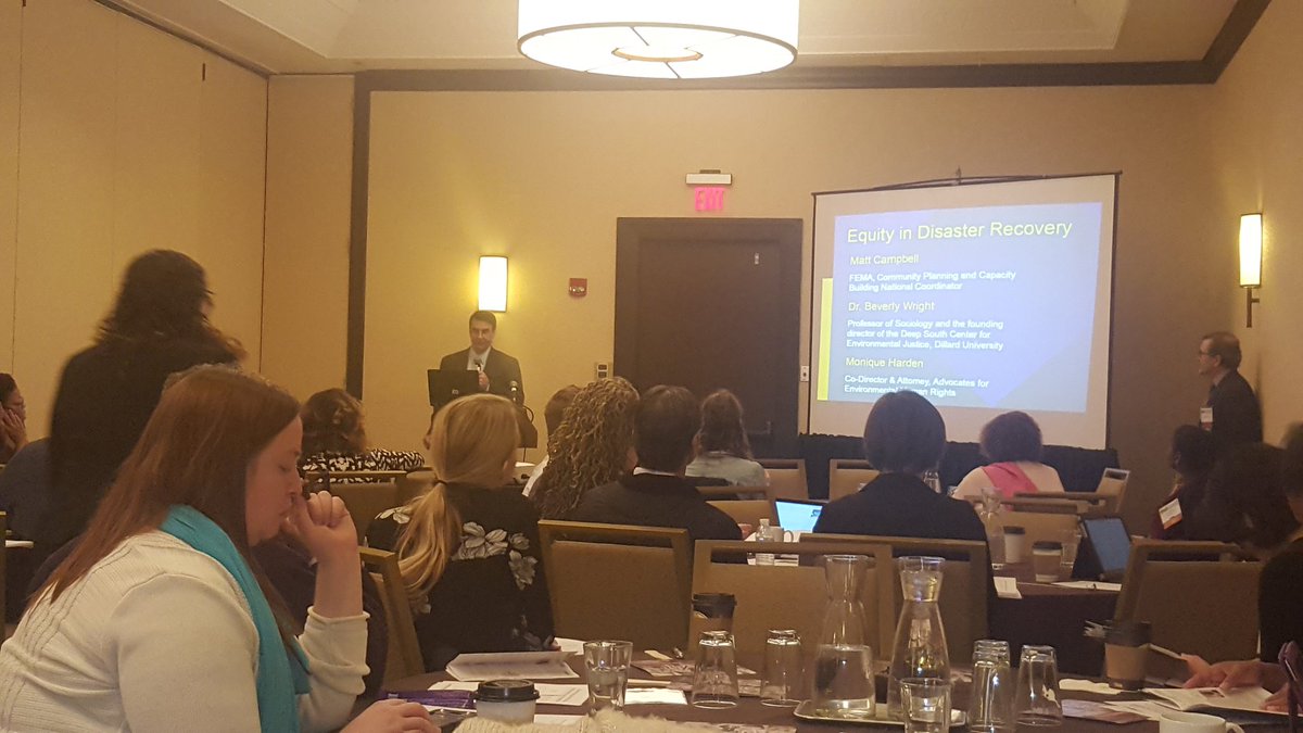 EJ4All's tweet photo. #survivingtothriving @thrivingsummit Diaster Recovery Matt Campbell FEMA https://t.co/d9aFNtWdbd