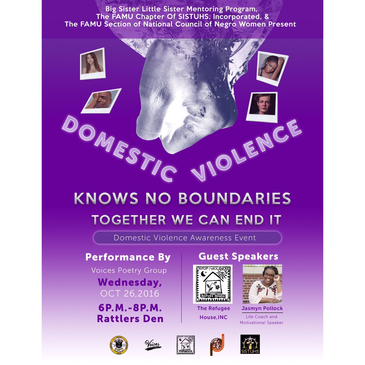 FAMU_SISTUHS's tweet photo. TONIGHT in the Rattlers Den @6PM Come out for guest speakers, information, and more! 💜✊🏾@FAMU_BSLS @FAMUNCNW https://t.co/lm3CVpJnY6