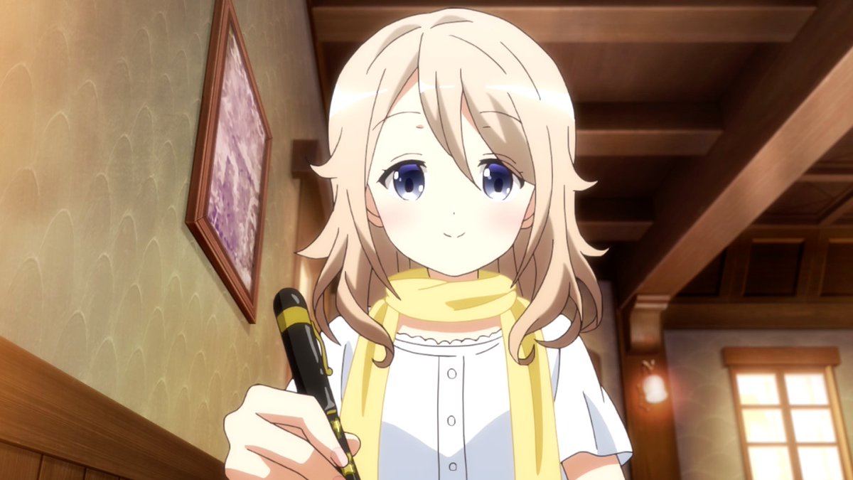 Tvアニメ ご注文はうさぎですか 日付が変わって 本日10月27日はさまよえる売れっ子小説家 青山ブルーマウンテンさんのお誕生日 特製のケーキでお祝いです 青山さん おめでとうございます Gochiusa 青山ブルーマウンテン生誕祭