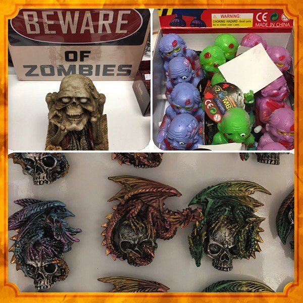 ATCHull's tweet photo. #SuKiHull #moneybox #skeletons #windupzombie #bewareofzombies #sign #magnets #dragons #hal… https://t.co/7SDDhvrvET https://t.co/ukVKtEmmGF