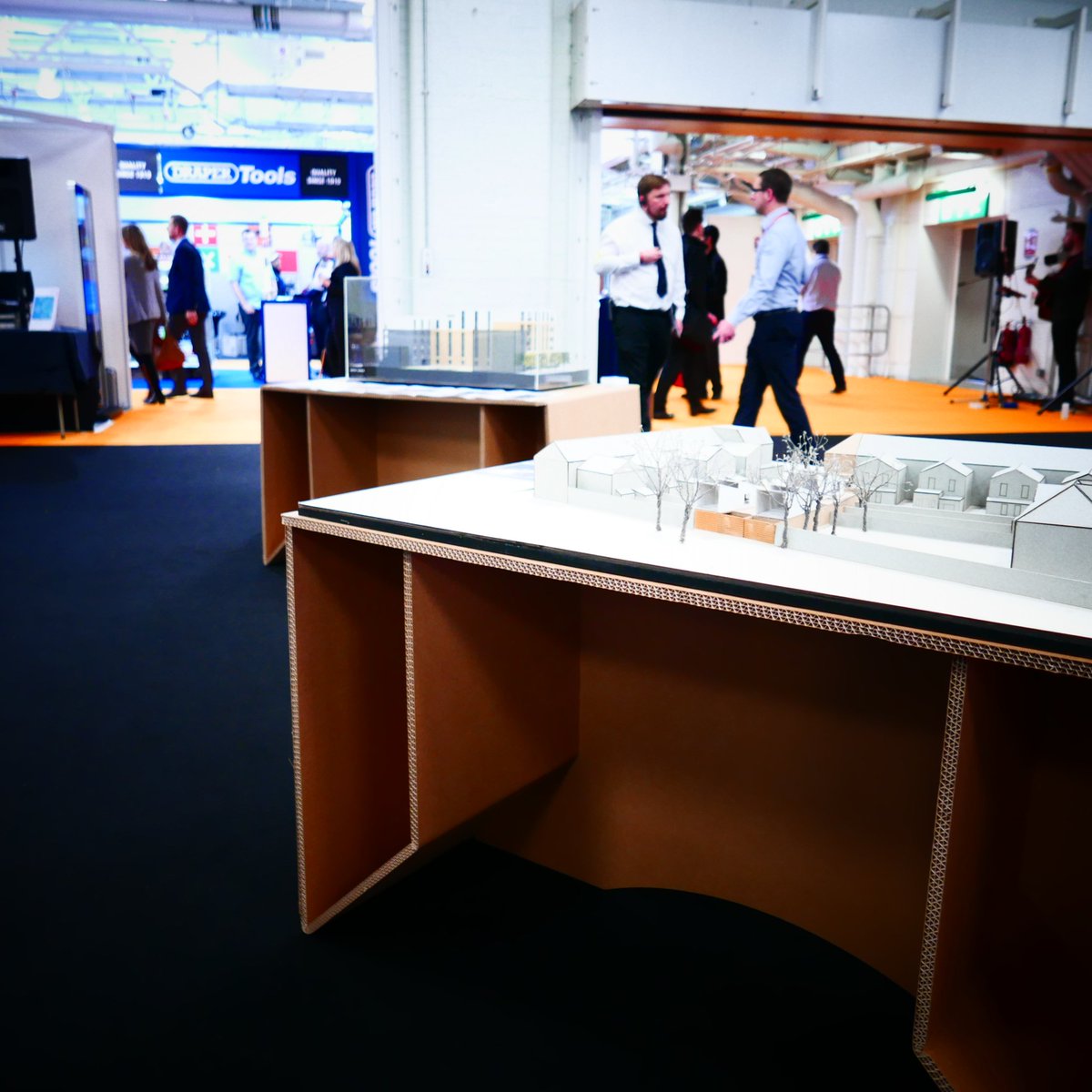 Ecoeventuk's tweet photo. New display tables for @LondonBuild2016. If you are heading to the show tomorrow come visit us in the Sustainability Hub ! https://t.co/PDeiEMioiJ