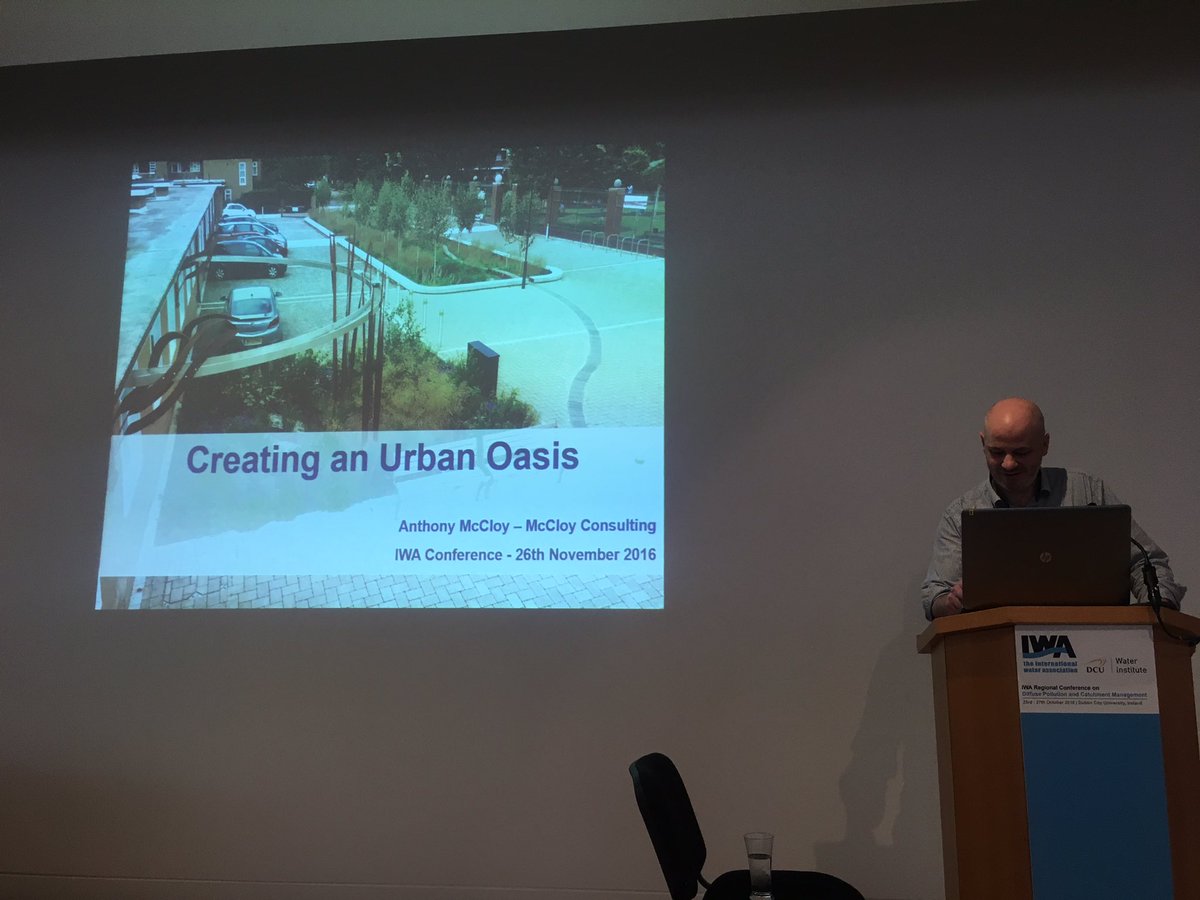 irishwaterstudy's tweet photo. Replicating what happens in the environment in an urban setting - Anthony McCloy #DPCM2016 @DCUWater https://t.co/ychNcAOkDn