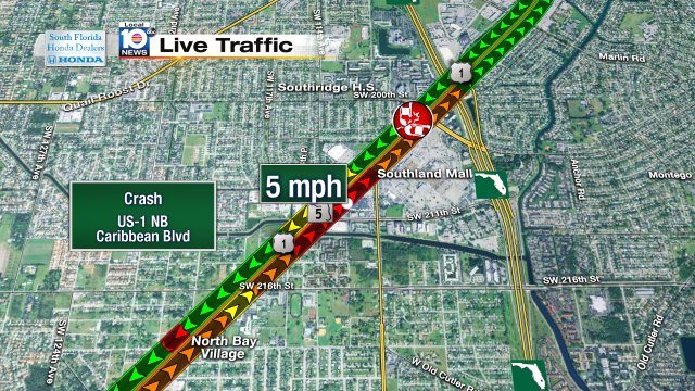 Crash on US-1 NB at Caribbean Blvd #traffic https://t.co/jiz0X0oo7W