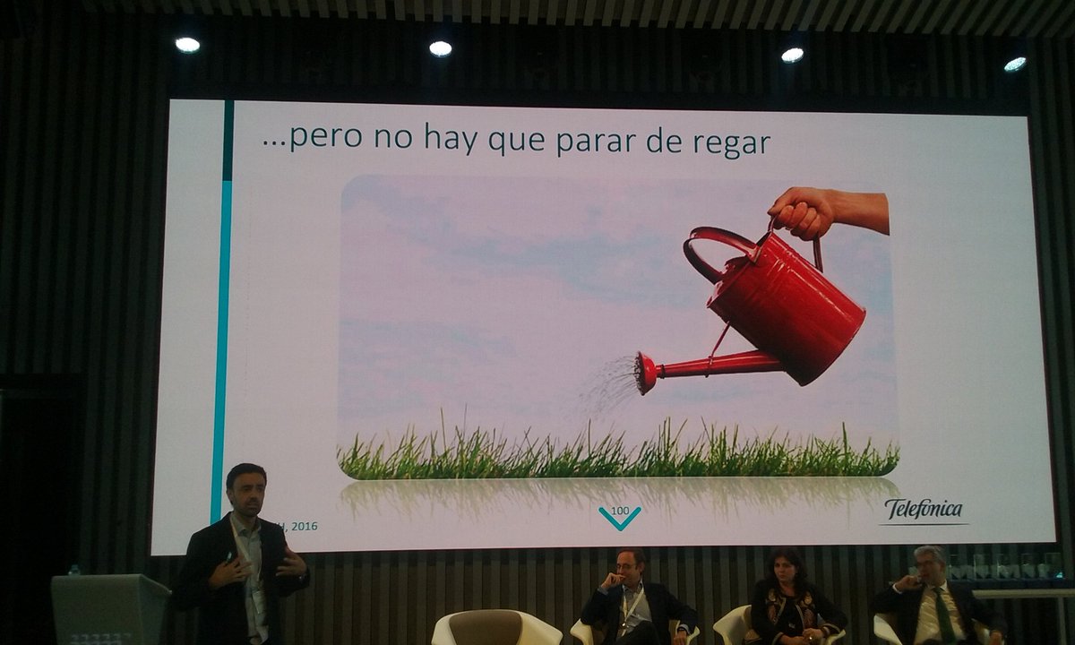palomamina's tweet photo. #Fantástico @gdediegoz @Telefonica No hay que parar de regar para tener muchas flores #creandoempresassaludables @SportsNetspain #RRHH #RSC https://t.co/wPMxj9VHJU