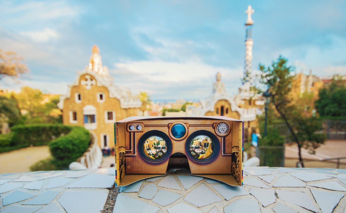 panowiz's tweet photo. For the best 360º view, use our #cardboard Made from green materials of the highest quality, it can become the best #souvenir from Barcelona https://t.co/oaDUkgf6WF