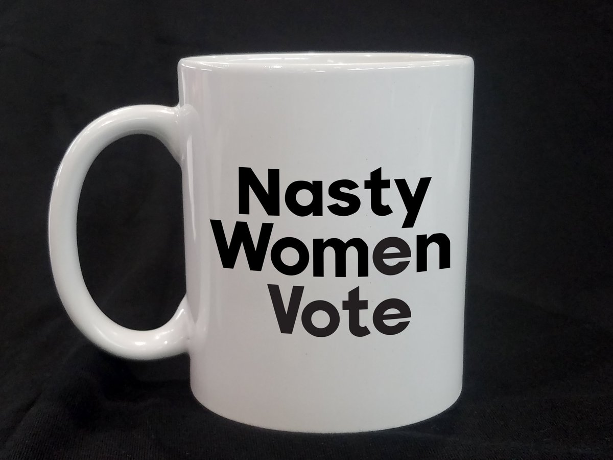 TweetTrendTees's tweet photo. Nasty Women Mugs Too!!   
https://t.co/6o8xTnHMf6
#NastyWoman #NastyWomenVote #NastyWomanMug #HillaryClinton #Vote #Election2016 https://t.co/MbXx8VZqPK