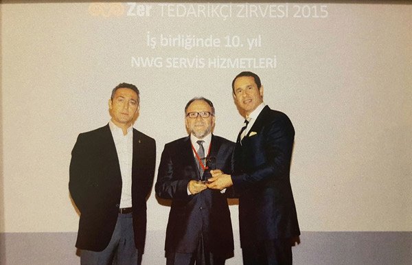 NWGService's tweet photo. Zer Merkezi Hizmetler ve Tic. A.Ş.’nin 22.10.2015 tarihinde düzenlediği Tedarikçi Zirvesi'nde, İş Hacmince ilk 20 ödülünü aldık... https://t.co/0Q15RreBj5