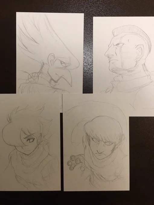 平成版サイボーグ009みて熱が再発したので描いてしまったわ!!
後日、線入れとか色とか塗ります… 