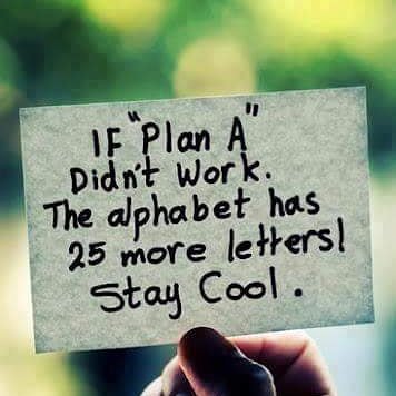 VerniceRichards's tweet photo. #Wednesday Talk!
#PlanA may be the #firstway...but...
#Neverlimityourself...there are 25 other #options
#staycool, #staystrong #staycalm https://t.co/9C2Na8iYrj