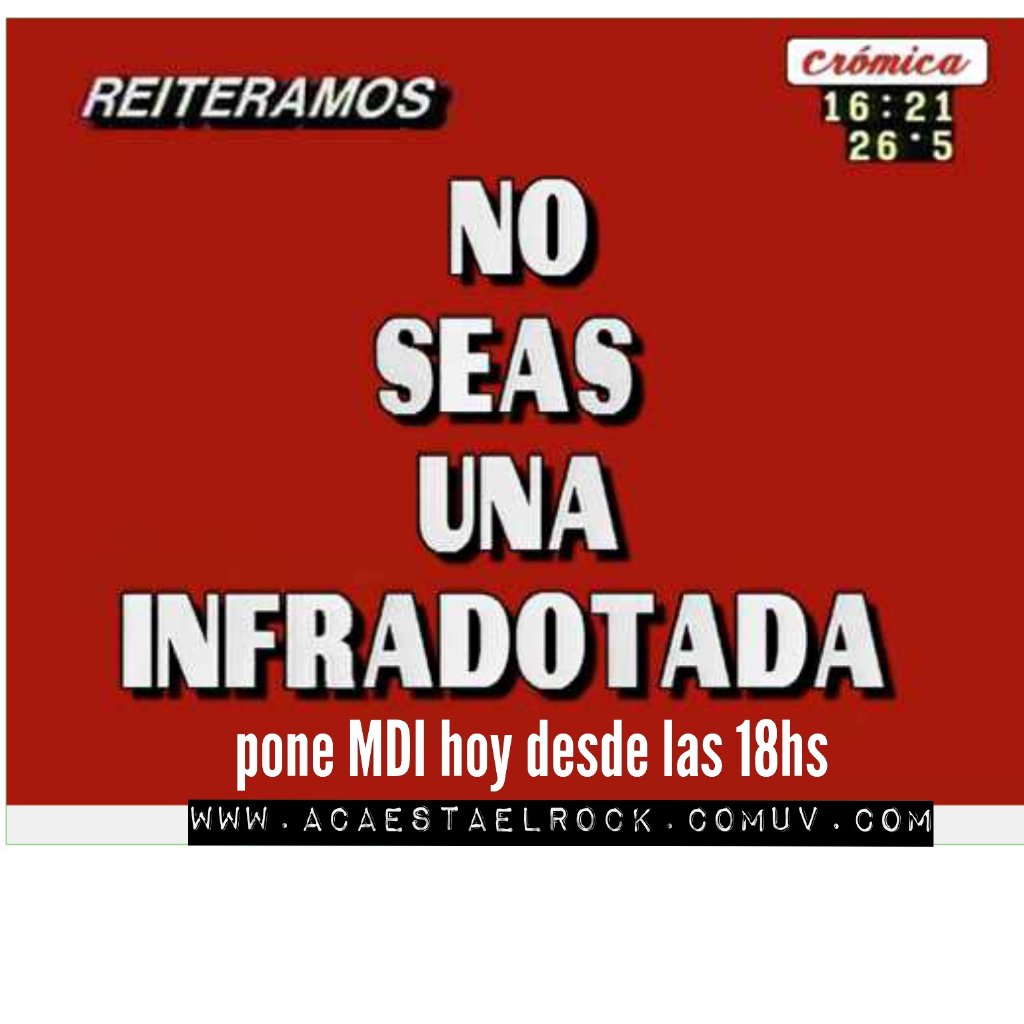 acaestaelrock's tweet photo. Hoy desde las 18https://t.co/acAipOTqnC#rock #reggae #blues #miércoles@MDinfradotados  @fmdelrock @afindelmundo https://t.co/Acy8I2Dymb