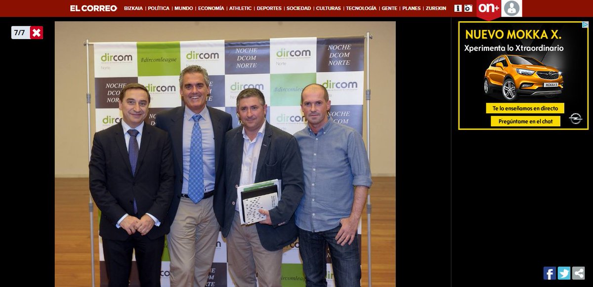 markintero's tweet photo. Momento de fama en La Mirilla de
@elcorreo_com por el #forodcom https://t.co/Ui2U9TSvrz