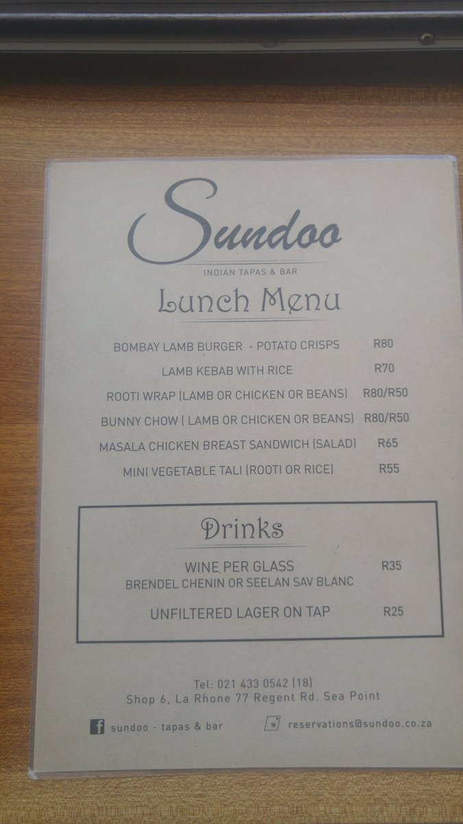 ai_video_s's tweet photo. Just arrived at the awesome @SeelanVandA #Sundoo Indian Tapas restaurant in Sea Point. This place has been on our bucket list for ages. https://t.co/narulyje4p